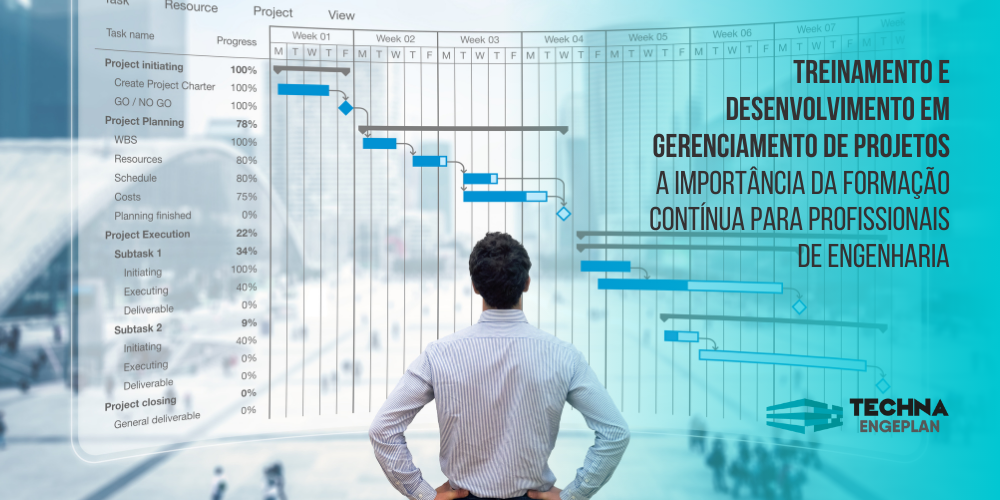 Treinamento e desenvolvimento em gerenciamento de projetos